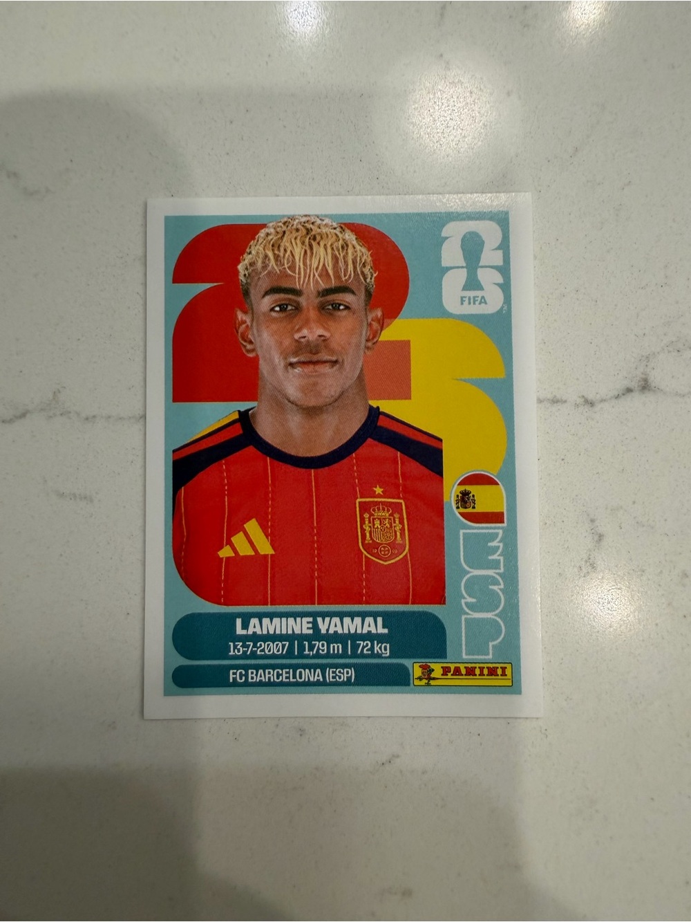 FIFA World Cup Lamine Vamal Sticker